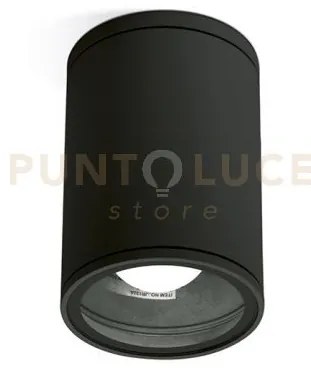 Ges1000- plafoniera alluminio grigio antracite 1 luce attacco e27 ip65