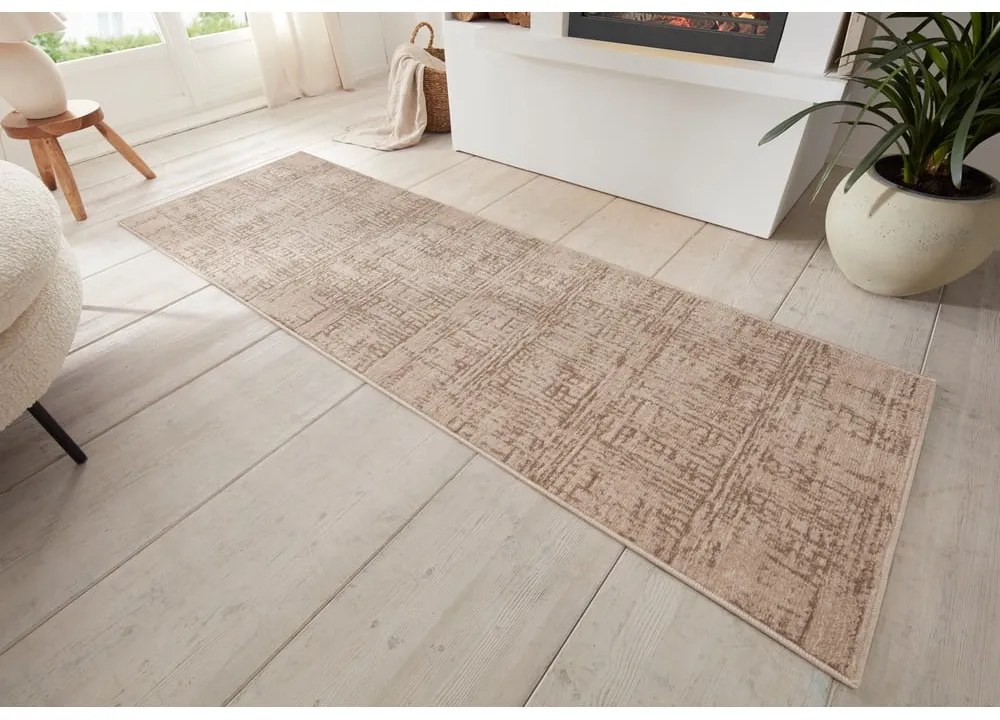 Passatoia marrone/beige 80x200 cm Terrain – Hanse Home