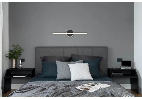 Globo 41924S - Illuminazione a LED per specchi da bagno PEPE LED/10W/230V IP44 nero