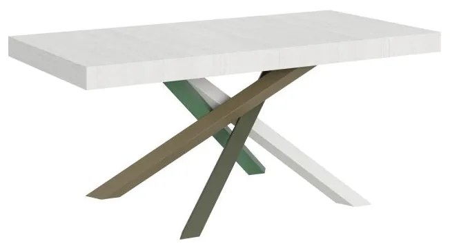 Tavolo allungabile Volantis P.90 - Capacità fino a 18 persone, 90x180/284 cm Volantis / Bianco