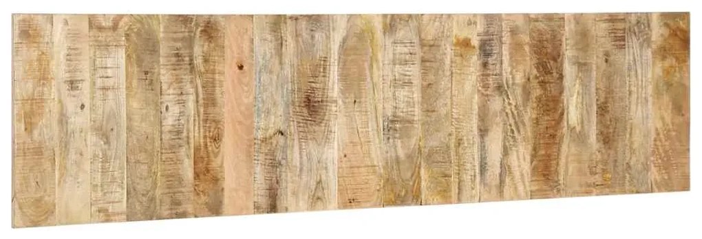 Testiera 200 cm in legno massello di mango grezzo