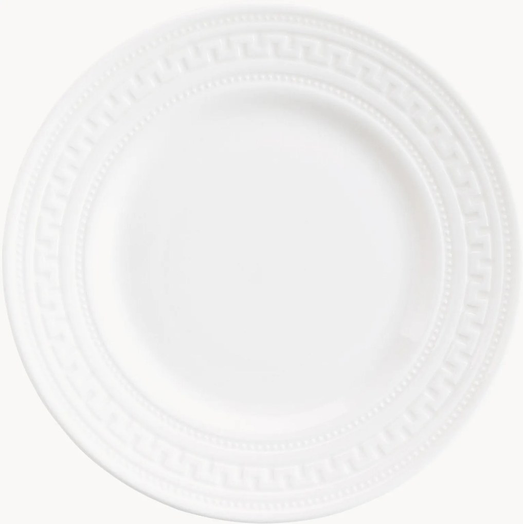 Piatto in Fine Bone China Intaglio