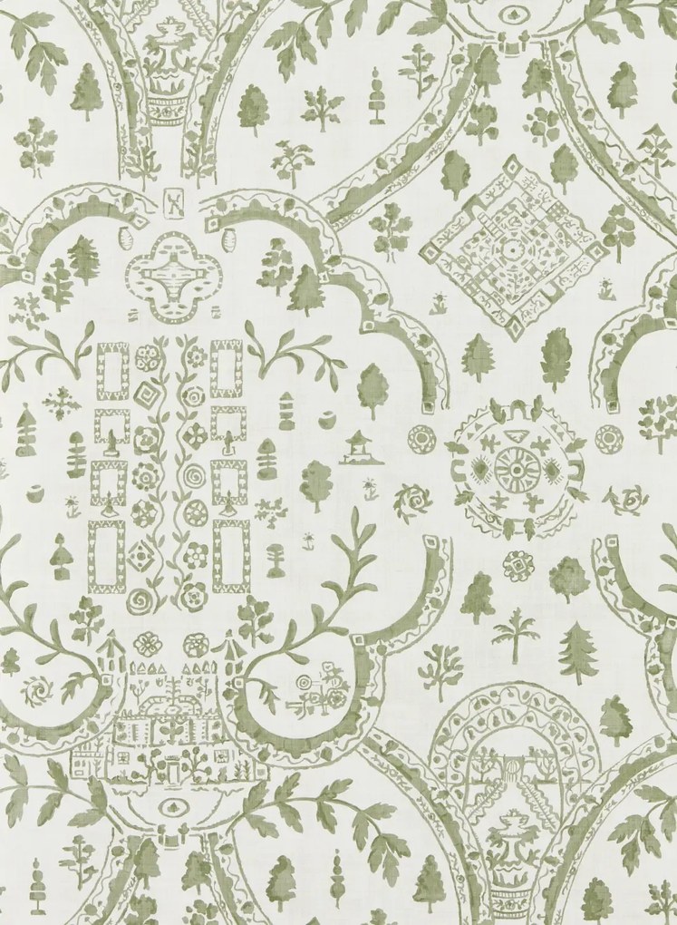 Sanderson Carta da parati Topiary View - Thyme