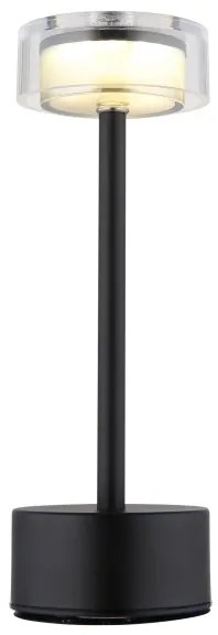 Globo 21026S - Lampada da tavolo LED dimmerabile SHIRA LED/2,5W/3,7V 2700/4000/6500K nero