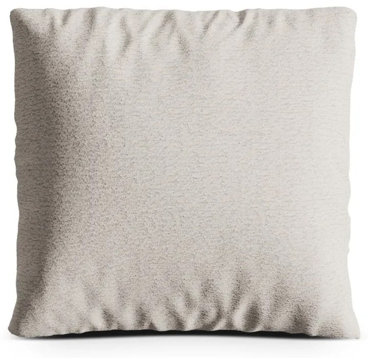 Cuscino per divano beige con rivestimento in bouclé Kemi – Cosmopolitan Design