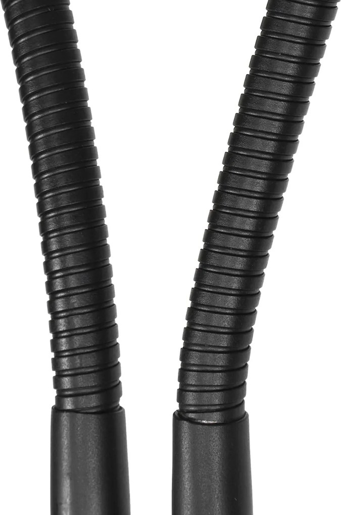 Lampada da terra intelligente nera con 2 WiFi P45 - Carmen