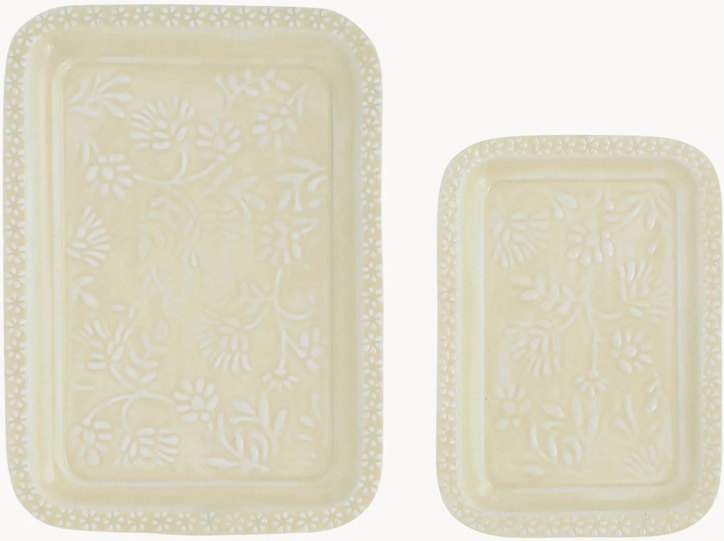 Set di 2 vassoi Baroque