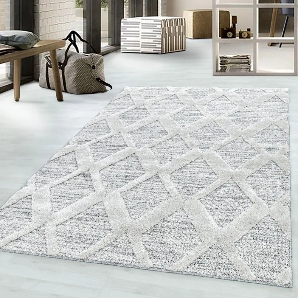 Tappeto grigio chiaro 60x110 cm Pisa - Ayyildiz Carpets