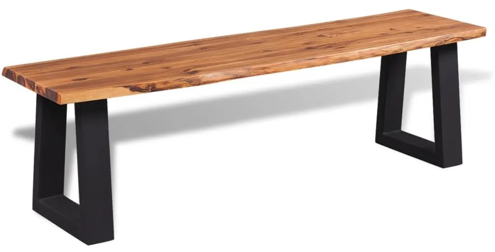 Panca İn Legno Massello Di Acacia 160 Cm /