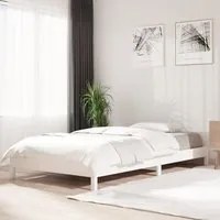 Letto Impilabile Bianco 100x200cm in Legno Massello di Pino cod mxl 55606