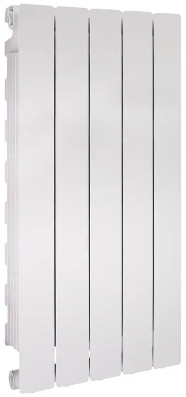 Radiatore acqua calda PRODIGE MODERN in alluminio, 5 elementi, interasse 800 mm, neutral white