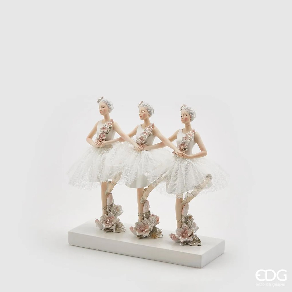 EDG ballerine poly x 3 con base h 19 cm