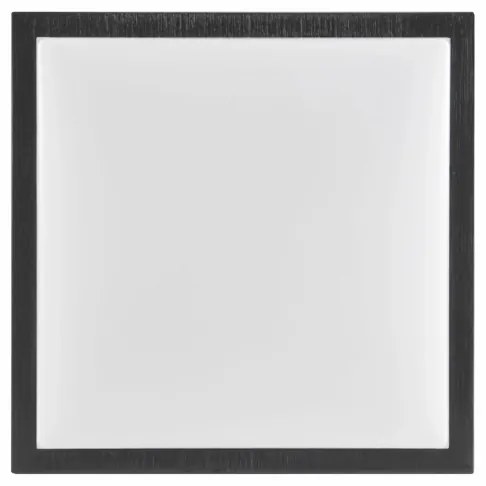 Plafoniera KAZIMIERZ 2xE27/20W/230V 29,5x29,5 cm nero