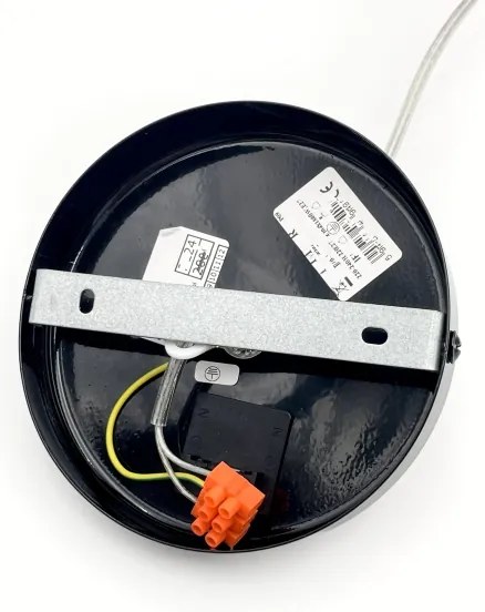 Lampada a sospensione con cavo ROSA 1xE27/60W/230V nero/grigio