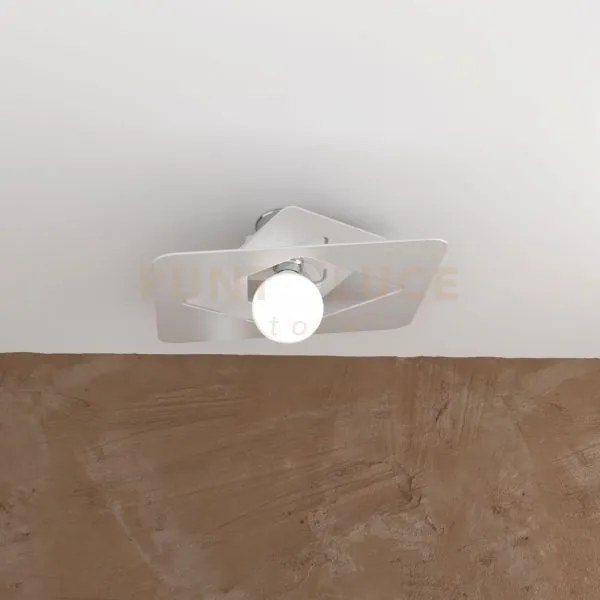 Wacky lampadario da soffitto in metallo 45 cm 1 luce attacco e27 bi...
