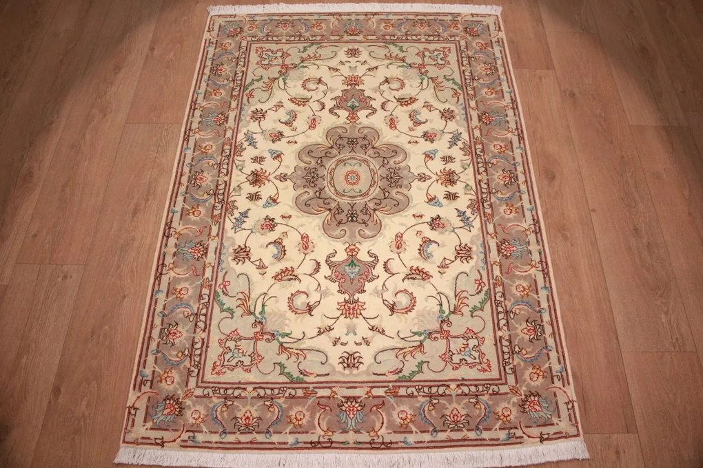 Tabriz Tappeto 110 x 150 (Iran) Annodato A Mano