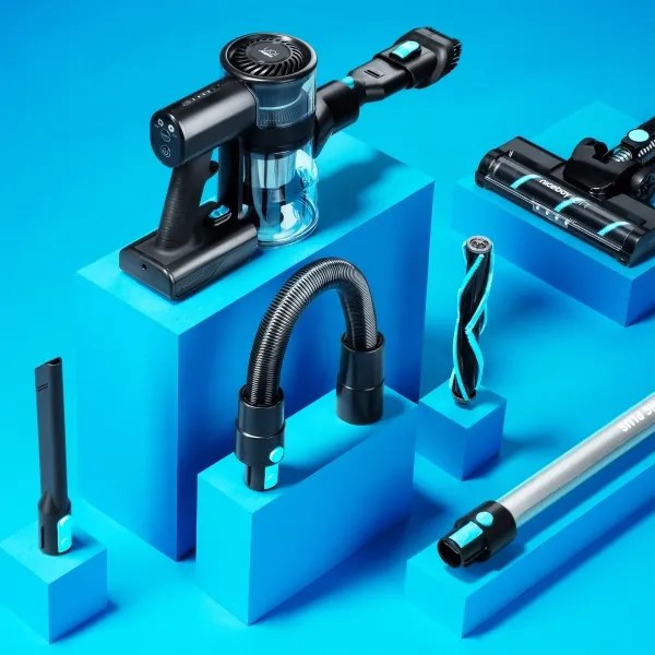 Niceboy ION Hurricane H5 Plus- Aspirapolvere a batteria 2in1 140W/2200 mAh nero