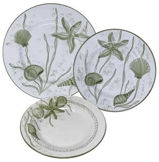 Servizio di Piatti Mare Per 4 Persone - Ceramica Deruta