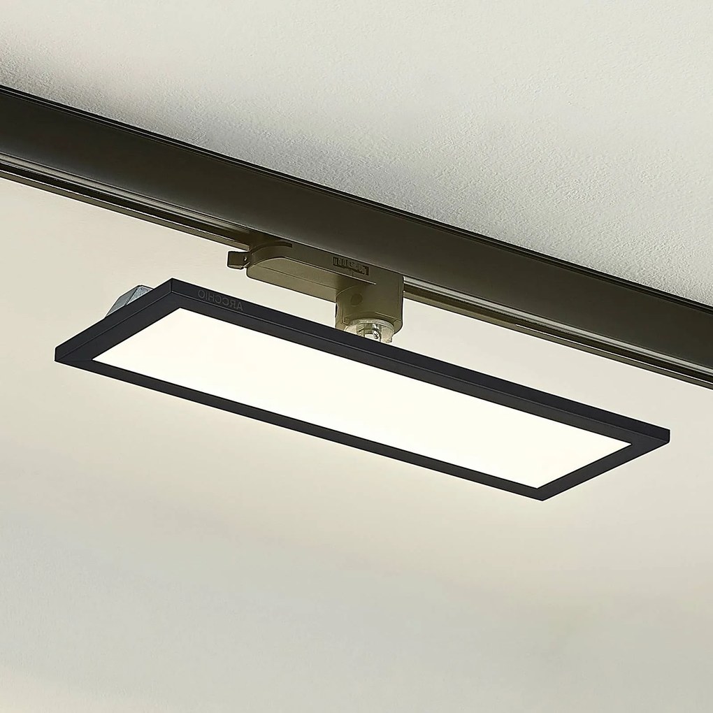 Pannello LED Arcchio LED trifase, 30 cm, nero, 4000 K