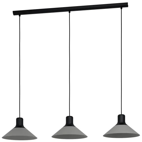 Eglo 99512 - Lampadario su corda ABREOSA 3xE27/28W/230V