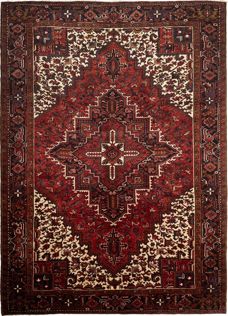 Heriz Tappeto persiano 250x340 Rosso (Iran) Annodato A Mano