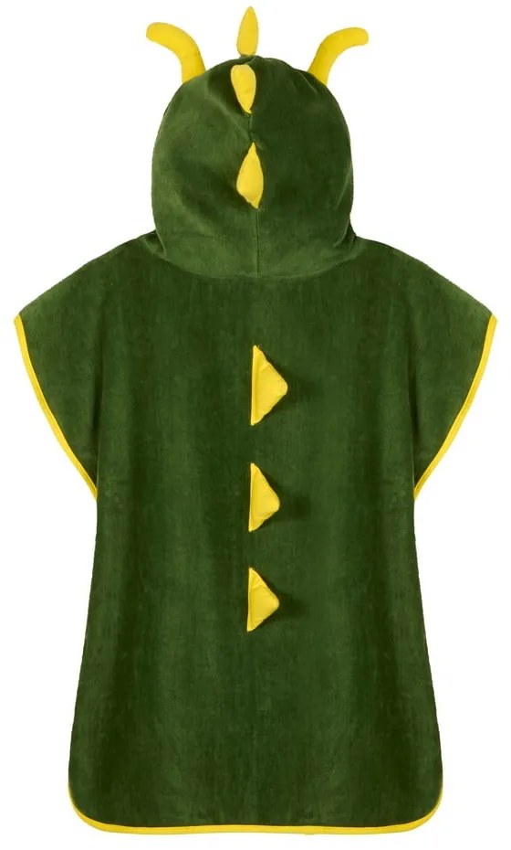 Poncho per bambini verde in cotone Joep – Good Morning