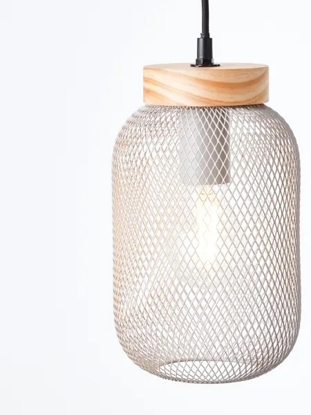 Brilliant - Lampada a sospensione su cavo GIADA 1xE27/40W/230V Ø 16 cm grigio