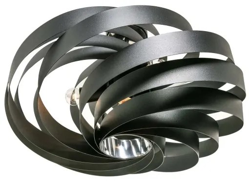 Zuma Line 1131 - Lampadario a sospensione con supporto rigido VENTO 4xE27/40W/230V nero