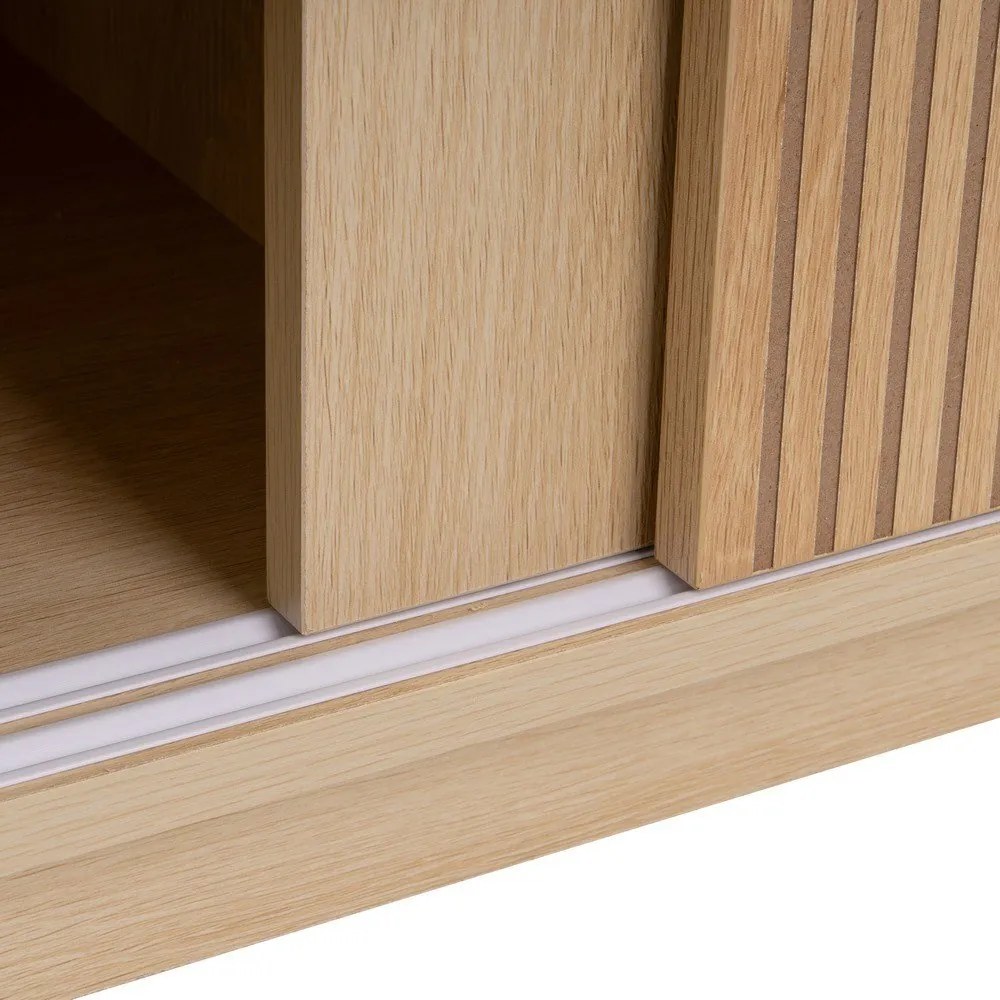 Mobile TV di colore naturale 115x48x40 cm Naroa – Casa Selección