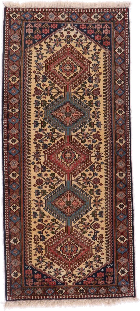 Yalameh Tappeto persiano 200x90 (Iran) Annodato A Mano