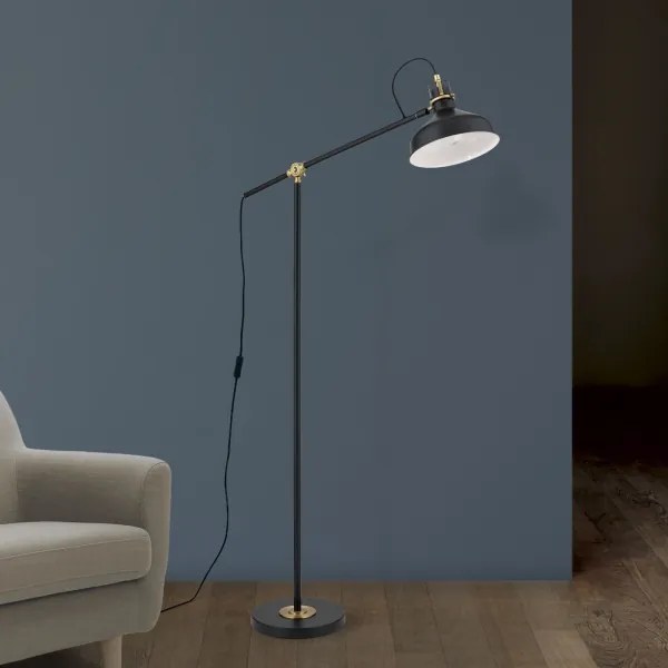 Orion Dimmerabile 12-1192/1 - Lampada con piedistallo SCHILLER 1xE27/40W/230V nero/bronzo