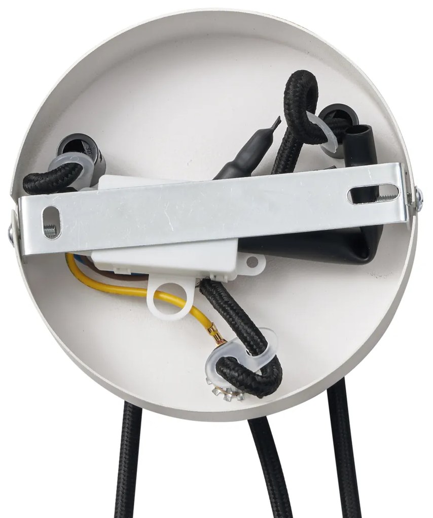 Lampada a sospensione Japandi beige 50cm 3 luci - Plu