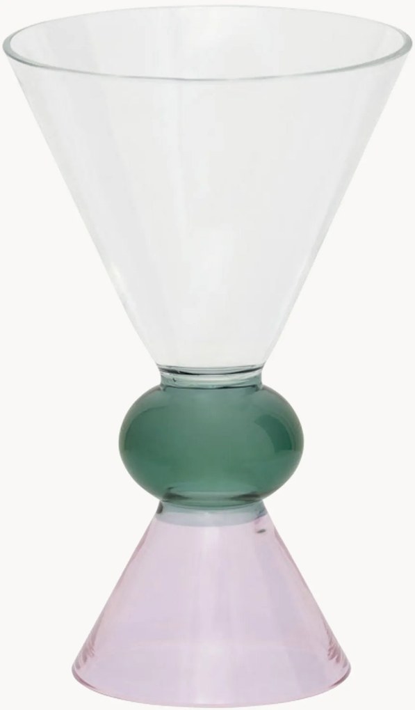 Set di 4 bicchieri da vino in vetro borosilicato Ayo