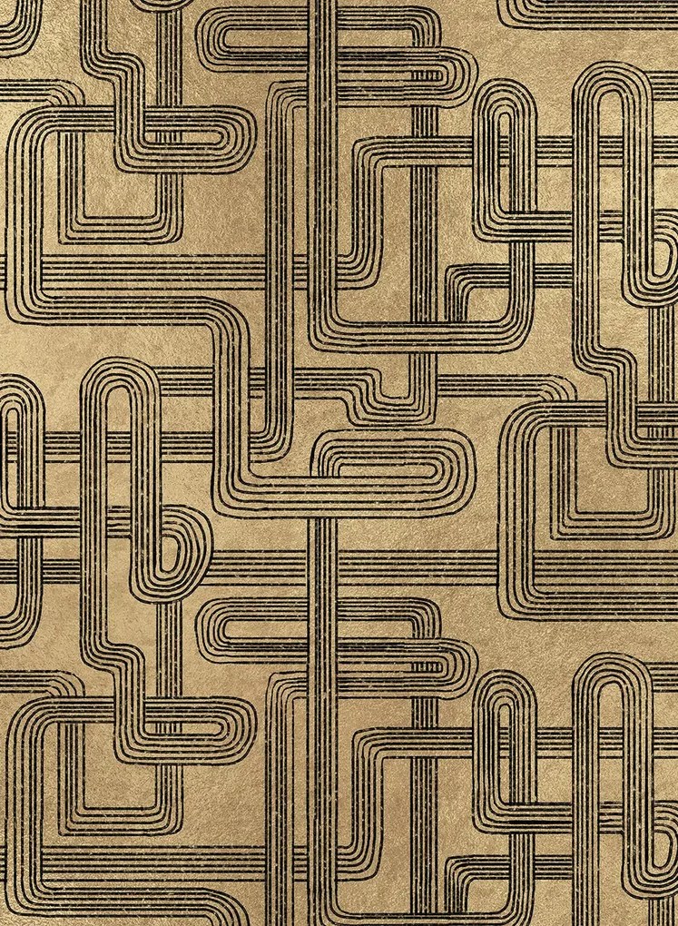 Coordonne Carta da parati panoramica Gatsby Metallics - Gold