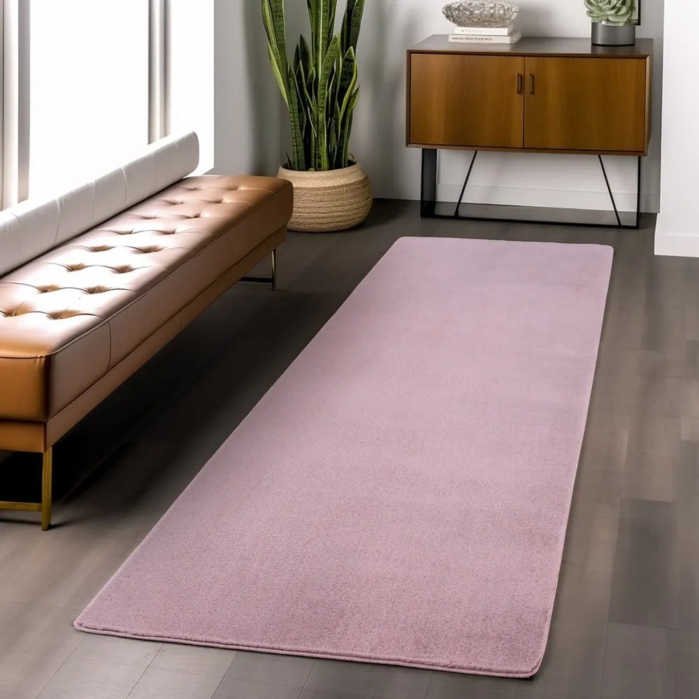 Passatoia rosa chiaro lavabile 80x250 cm Joy 1400 – Ayyildiz Carpets