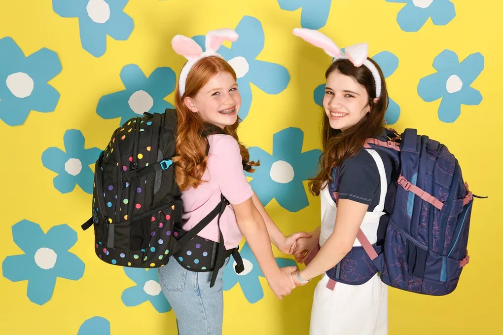 Zaino scuola coocazoo MATE, Sweet Rose, certificato AGR