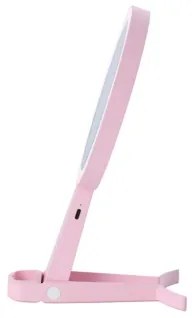 Immax 09102L - Specchio cosmetico dimmerabile LED+CCT SWEET LED/3W/5V rosa