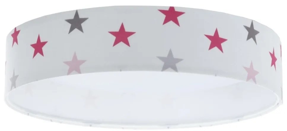 Luce LED dimmerabile GALAXY KIDS LED/24W/230V stelle bianche/rosa/grigio + tc