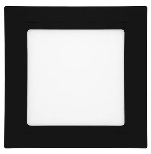 Ecolite LED-WSQ-CCT/6W/CR - Lampada LED da incasso RAFA LED/6W/230V IP44 nero