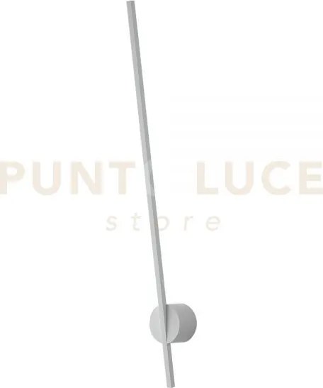 Applique a parete led shanghai bianca 9w 1100lm 4000k 78,8x8cm in a...