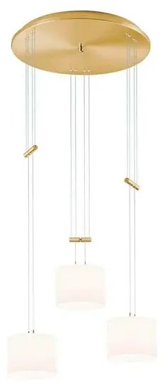 Grazia Cluster Trio Lampada a Sospensione Ottone - Bankamp