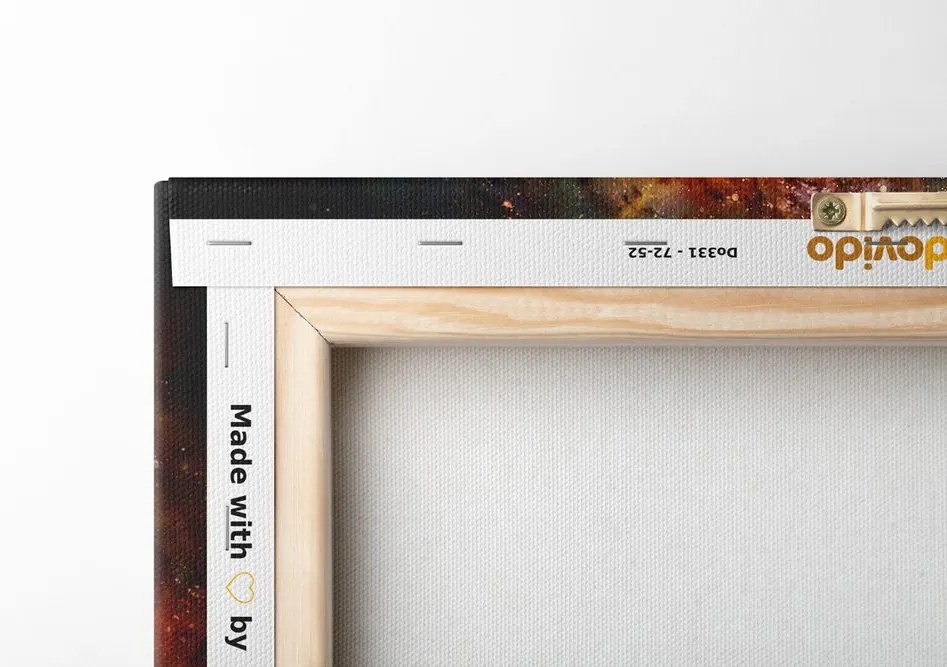 Quadro su tela – Albero della vita con astrazione dell'universo