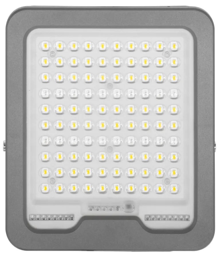 Faro LED Solare 200W IP66 Telecomando Incluso 3.000 lumen - SERIE PRO Colore Bianco Naturale 4.000K
