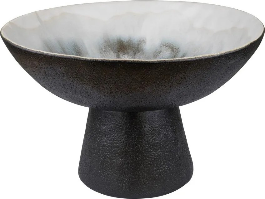 Ciotola nera/avorio in gres ø 31,5 cm By Hand – Mette Ditmer Denmark