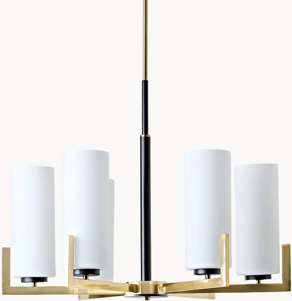 Lampadario grande in vetro Fortano