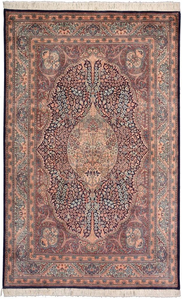 Kerman Tappeto orientale 220x140 Beige (Pakistan) Annodato A Mano