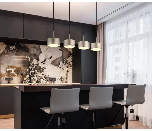 Globo 56964-4H - Lampadario sospeso su cavo RAYMOND LED/40W/230V 3000K ottone