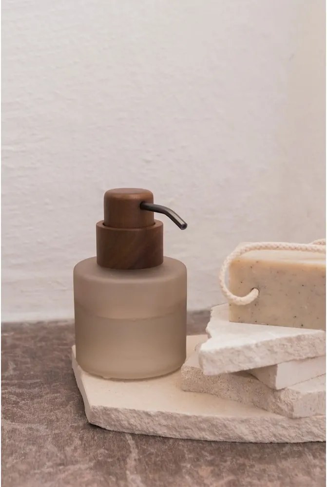 Dispenser sapone in vetro beige 310 ml Modest - Mette Ditmer Denmark