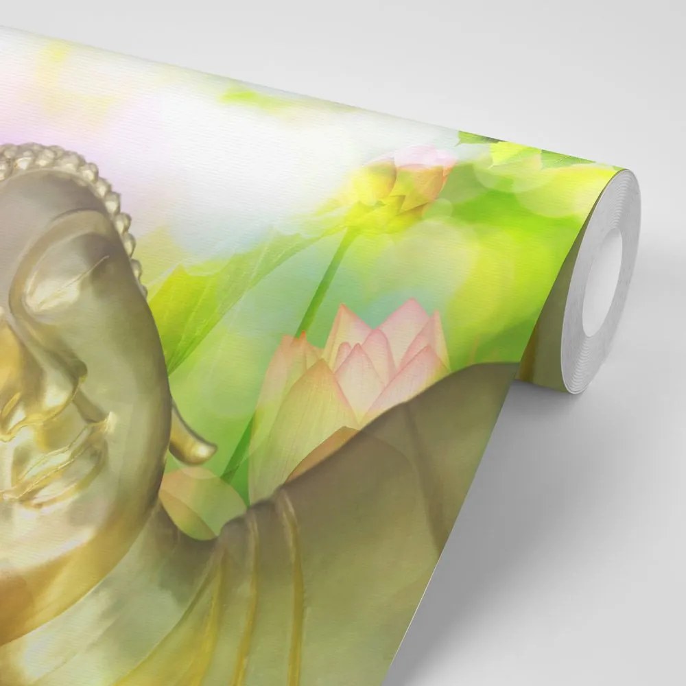 Carta da parati autoadesiva – Buddha dormiente
