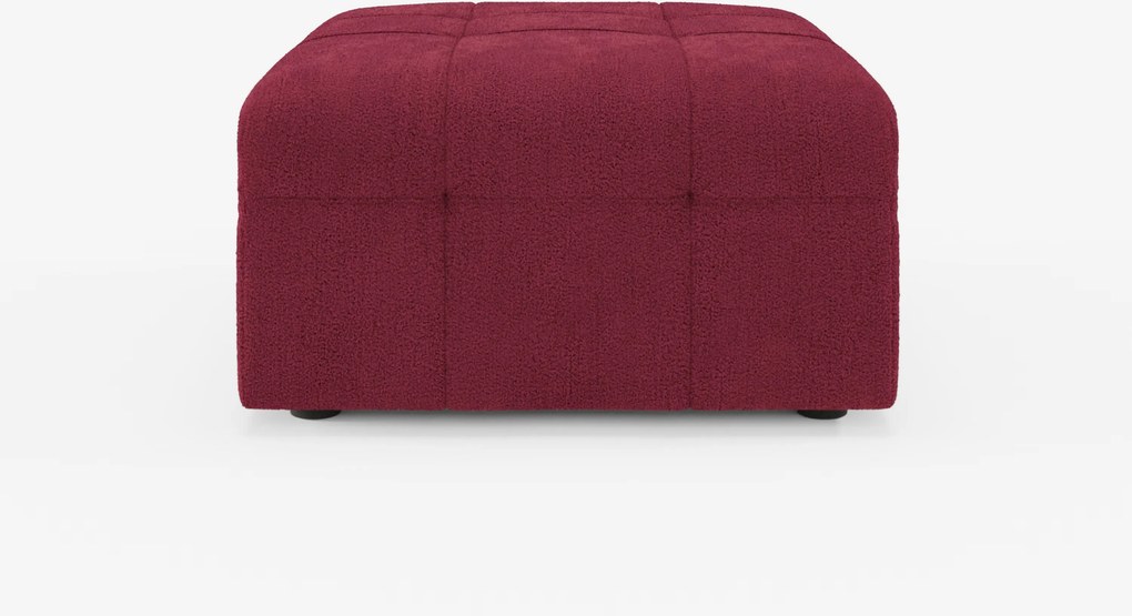 Mosaic pouf e modulo in bouclé - 96x77 cm design capitonné in tessuto smacchiabile T21